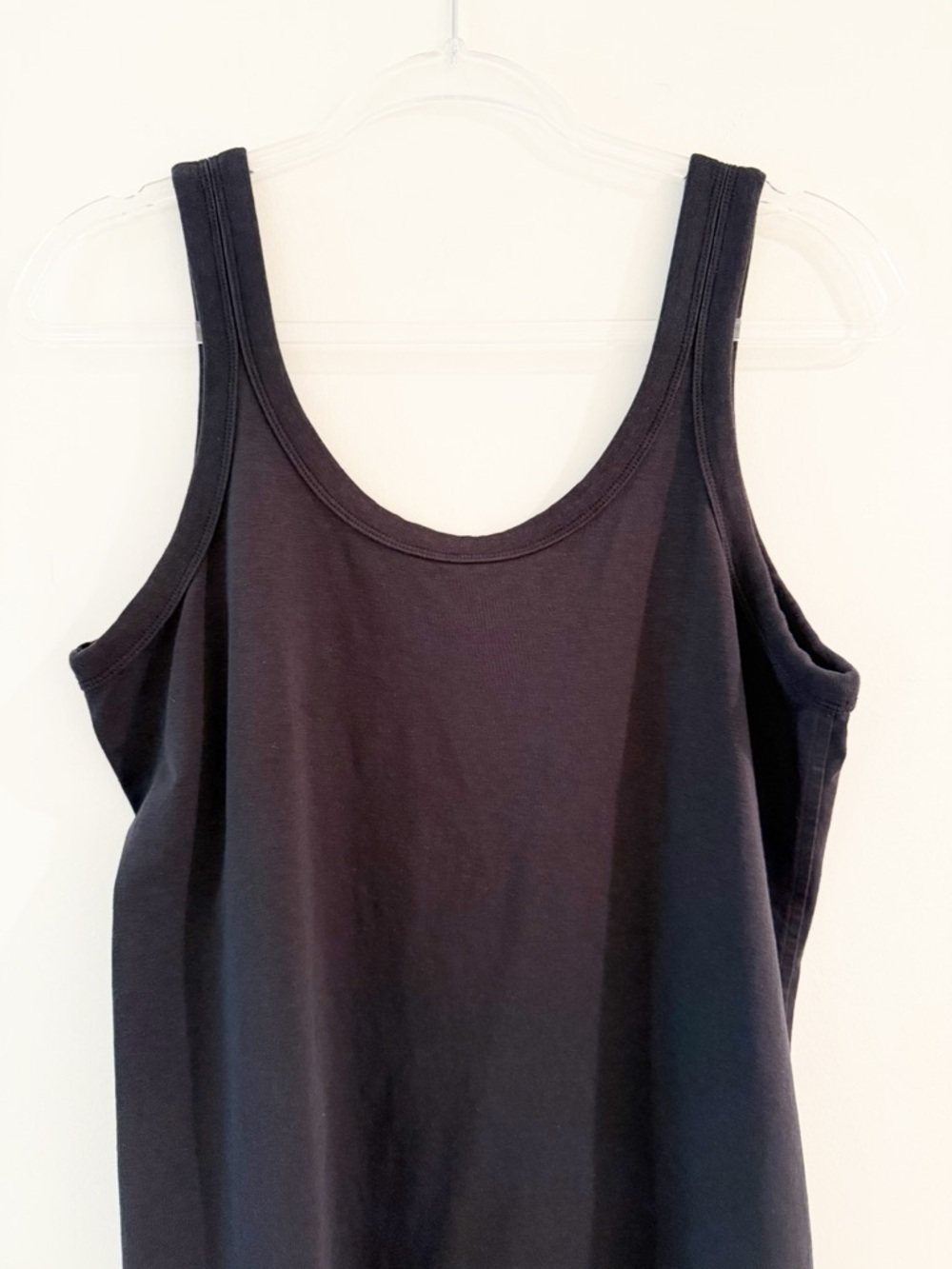 Lululemon Classic-Fit Cotton-Blend Black Scoop Dress - Picture 4 of 10